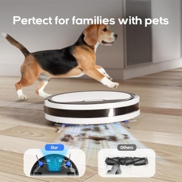 Kipvvo V3 Robot Vacuum with Smart App Control and Mopping