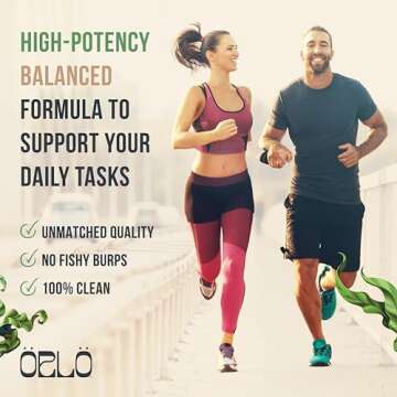 Orlo Omega 3 - Vegan Omega 3 Supplement - Triple Strength Omega3s - Plant Based DHA & EPA Fatty Acid...