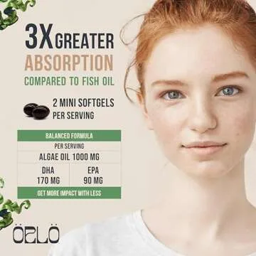 Orlo Omega 3 - Triple Strength Vegan Supplement