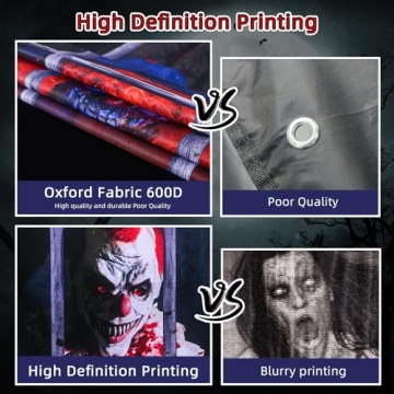 Halloween Ghost Curtain Decorations for Parties