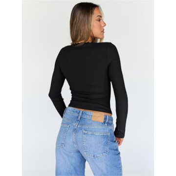 Chic Trendy Queen Women's Long Sleeve Crop Top
