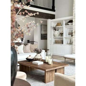 PNW Home Collection Handmade Ceramic Vase, Classic Antique Bronze, Decoration for Coffee Table, Dining Table, Bookcase, Shelves, Kitchen, Living Room, Office, by MARKABLE