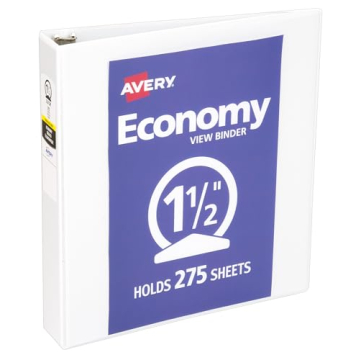 Avery Economy View 3 Ring Binder for Efficient Organization