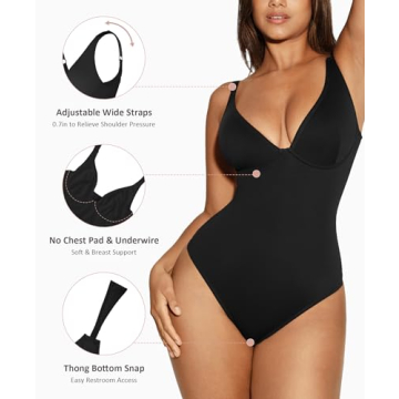 FeelinGirl Shapewear Bodysuit for Perfect Tummy Control