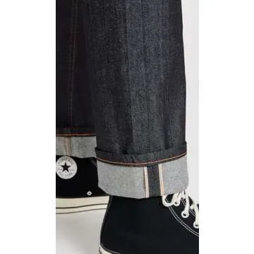 Naked & Famous Men's True Guy 11oz Stretch Selvedge Jeans, Indigo, Blue, 31