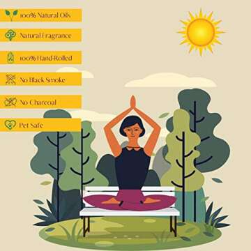 Satya Nag Champa Incense Sticks 5 Pack Variety Hand-Rolled Agarbatti All Natural Incense (Romance)