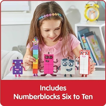 Numberblocks Friends Six to Ten Educational Math Toy Figures