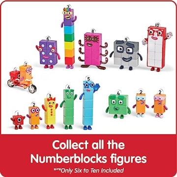 Numberblocks Friends Six to Ten Educational Math Toy Figures