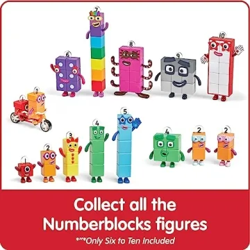 Numberblocks Friends Six to Ten Educational Math Toy Figures