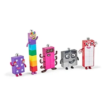 Numberblocks Friends Six to Ten Educational Math Toy Figures