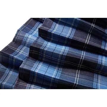 Urban CoCo Womens Uniforms Plaid Pleated Mini Skirt (#2, M)
