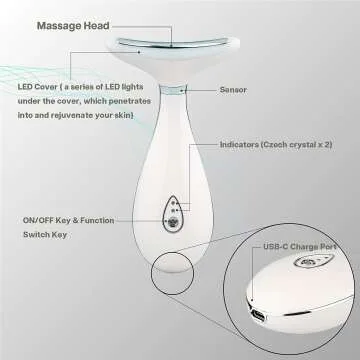 VRAIKO LILY Neck Face Massager for Skin Rejuvenation