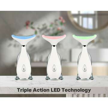 VRAIKO LILY Neck Face Massager for Skin Rejuvenation