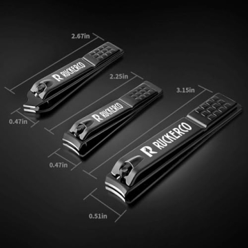 Matte Stainless Steel Nail Clippers Set for Precision Grooming