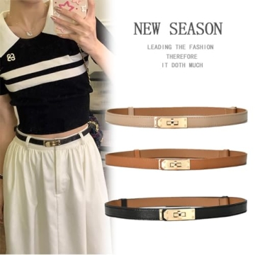 FENLDY Adjustable Thin Belts for Women - Stylish & Versatile