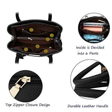 Classy FiveloveTwo Satchel Handbag for Women