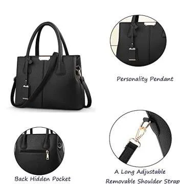 Classy FiveloveTwo Satchel Handbag for Women