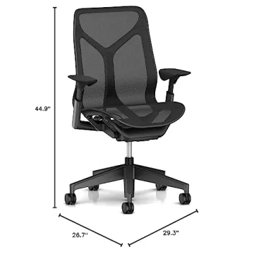 Herman Miller Cosm Chair Mid Back Graphite for Ultimate Comfort