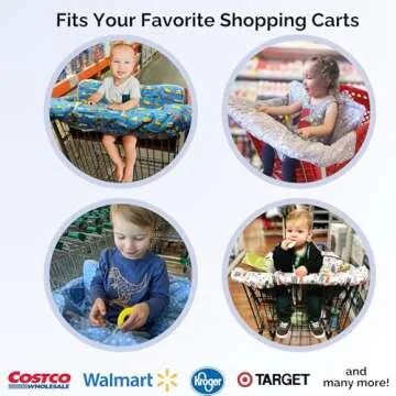 Suessie 2-in-1 Shopping Cart & High Chair Cover for Babies