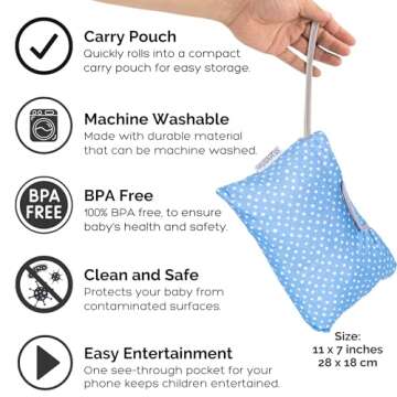 Suessie 2-in-1 Shopping Cart & High Chair Cover for Babies