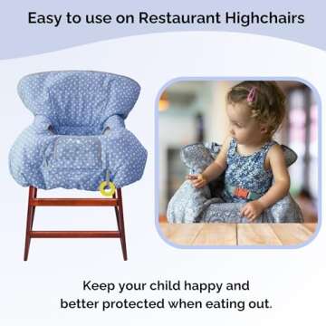 Suessie 2-in-1 Shopping Cart & High Chair Cover for Babies