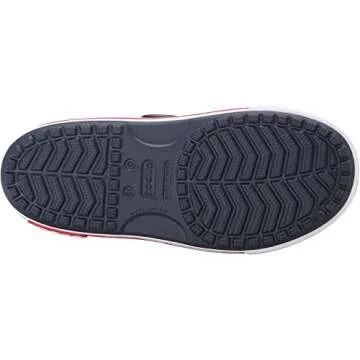 Crocs Kids' Crocband II Sandals, Navy/White, 4 Toddler