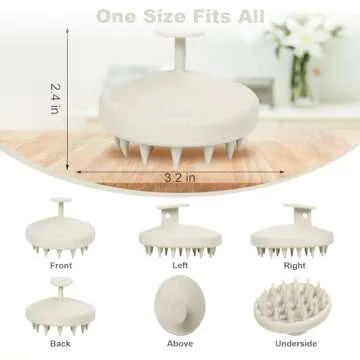 Meartchy Silicone Scalp Massager | Effective Dandruff & Hair Growth Tool