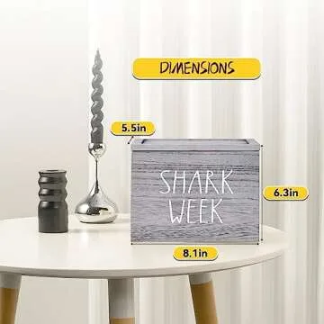 Tampon Holder for Bathroom with Vanity Tray Lid,Farmhouse Bathroom Storage Container,Tampon Organizer for bathroom Countertop , Wood Tampon Dispenser, Feminine Products Organizer,Bathroom Decor Box