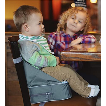 Nuby Easy Go Portable Booster Seat for Toddlers - Gray
