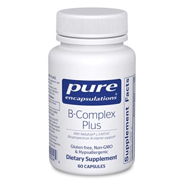 Pure Encapsulations B-Complex Plus - Essential B Vitamins for Energy, Mood & Nervous System Support ...