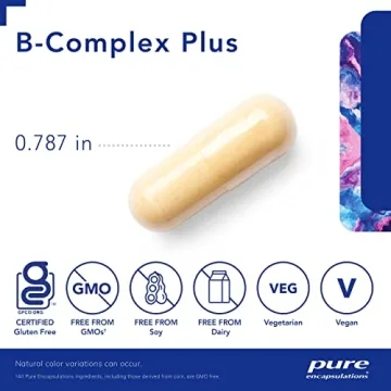 Pure Encapsulations B-Complex Plus for Energy & Mood