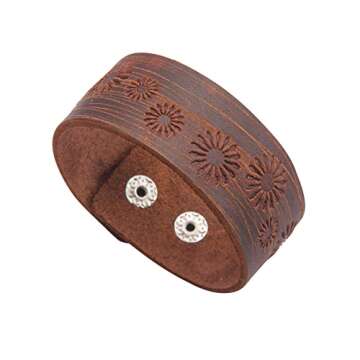 GelConnie Leather Cuff Bracelets for Stylish Wear