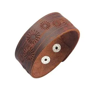 GelConnie Leather Cuff Bracelets for Stylish Wear