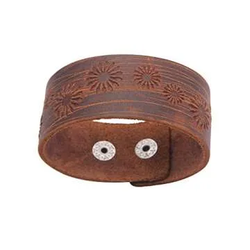GelConnie Leather Cuff Bracelets for Stylish Wear
