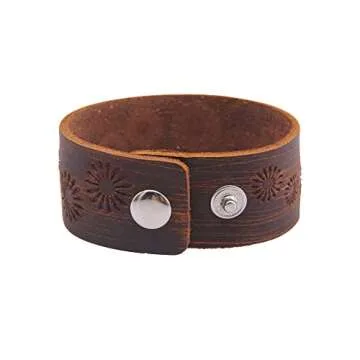 GelConnie Leather Cuff Bracelets for Stylish Wear
