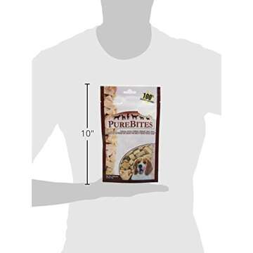 PureBites Turkey Freeze Dried Dog Treats, 1 Ingredient, Made in USA, 2.47oz