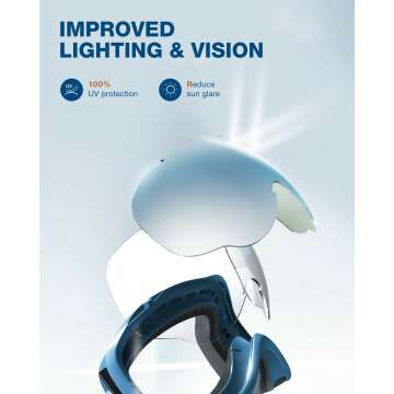 ZIONOR Lagopus Snow Goggles - UV Protection & Anti-Fog