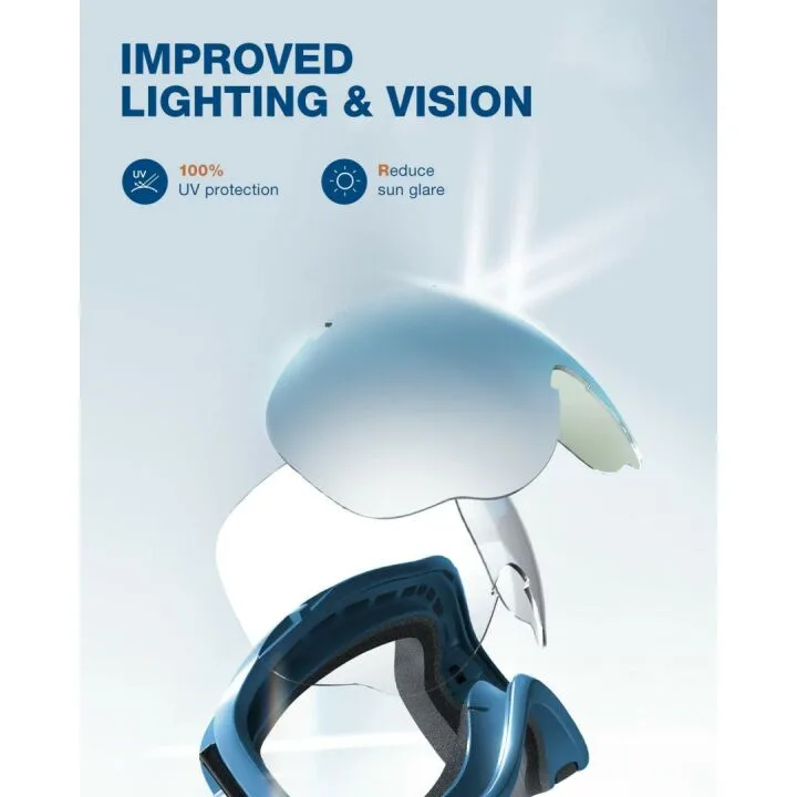 ZIONOR Lagopus Snow Goggles - UV Protection & Anti-Fog