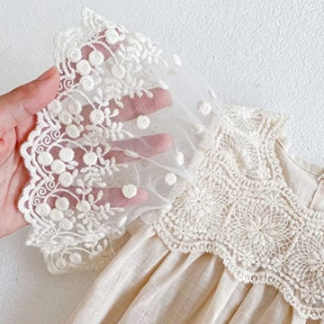 Cute Baby Girls Lace Romper for Summer Photoshoots