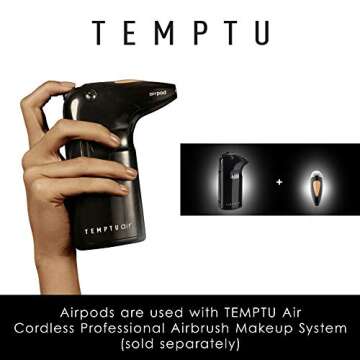 Temptu Airpod Airbrush Root Touch-Up & Hair Color with Vitamins and No Harsh Chemicals