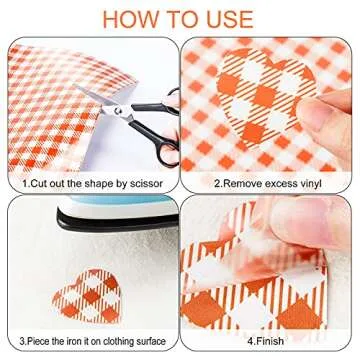 17 Sheets Fall Colorful HTV for DIY Baby Showers and Gifts