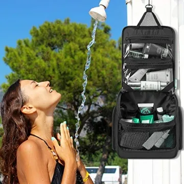 Hanging Travel Toiletry Bag - Compact, Durable & Versatile