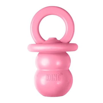 KONG Puppy Binkie - Durable Pacifier Dog Toy for Puppies