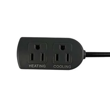 Inkbird Temperature Controller ITC308 Reptile Freezer Thermostat Aquarium Heater Cooler 110V 1100W Pre Wired Dual Stage Digital Outlet Probe Heating Cooling Plug Homebrewing Refrigerator Greenhouse