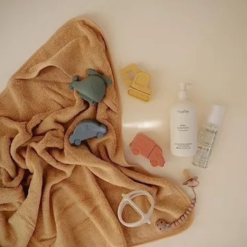 Mushie Bath Set for Toddlers | Safe & Fun Silicone Toys