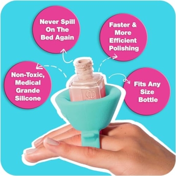 Tweexy Nail Polish Holder Ring for Effortless Manicures