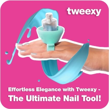 Tweexy Nail Polish Holder Ring for Effortless Manicures