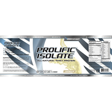 G6 Prolific Isolate Whey Protein – Gluten Free & Low Calorie