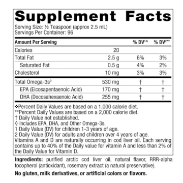 Nordic Naturals Children's DHA Liquid for Omega-3 Support