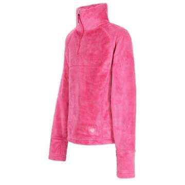 Obermeyer Kids Girls Furry Fleece Top (Big Kid) Showstopper Large
